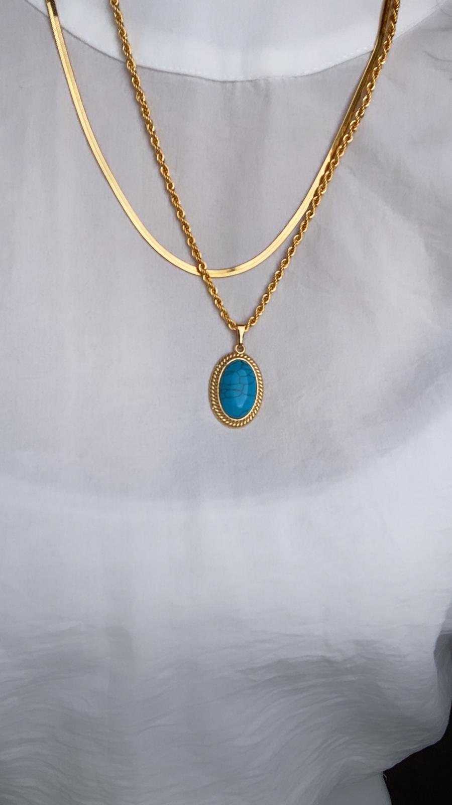 Rolled Ketting 22k Goldplated